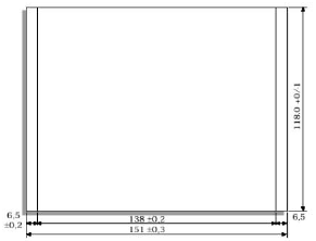 Spécifications pour la jaquette (Inlay) du CD