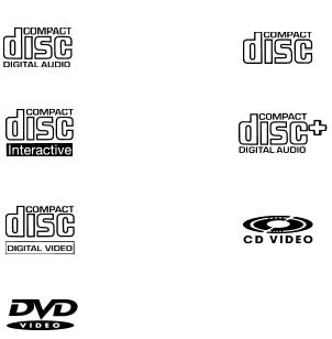 Spécification des logotypes pour CD et DVD